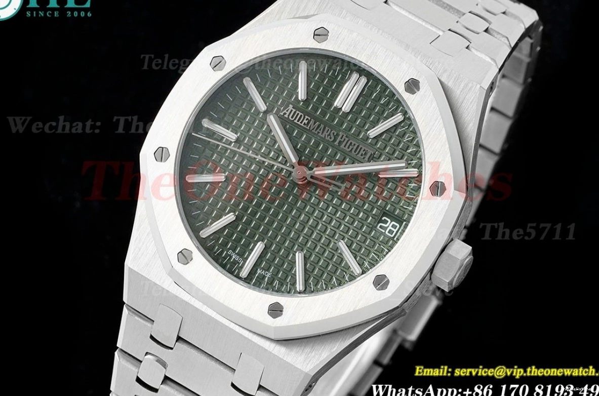 Clone A4302 Royal 15510 Oak 41mm Dial SF SS Green SS Super 0518
